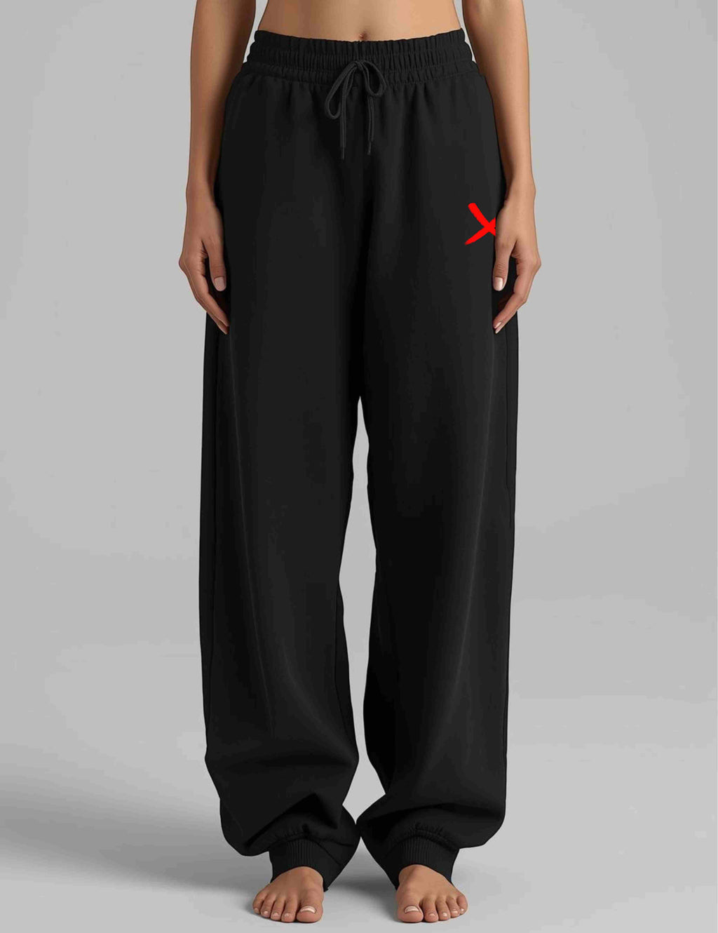 Black - 100% cotton sweatpant
