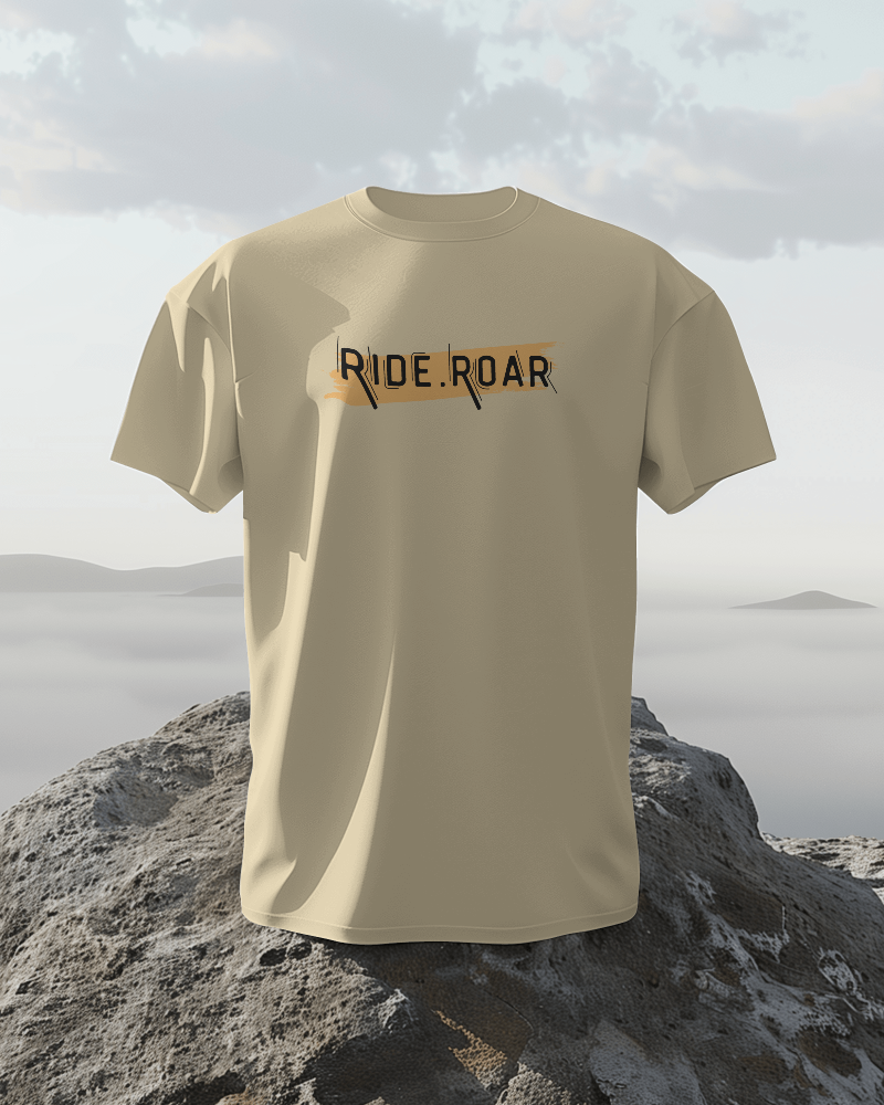 RIDE.ROAR-   100% Cotton French Terry Oversized T-shirt