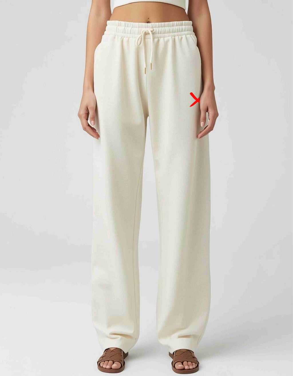 Off White - 100% cotton sweatpant