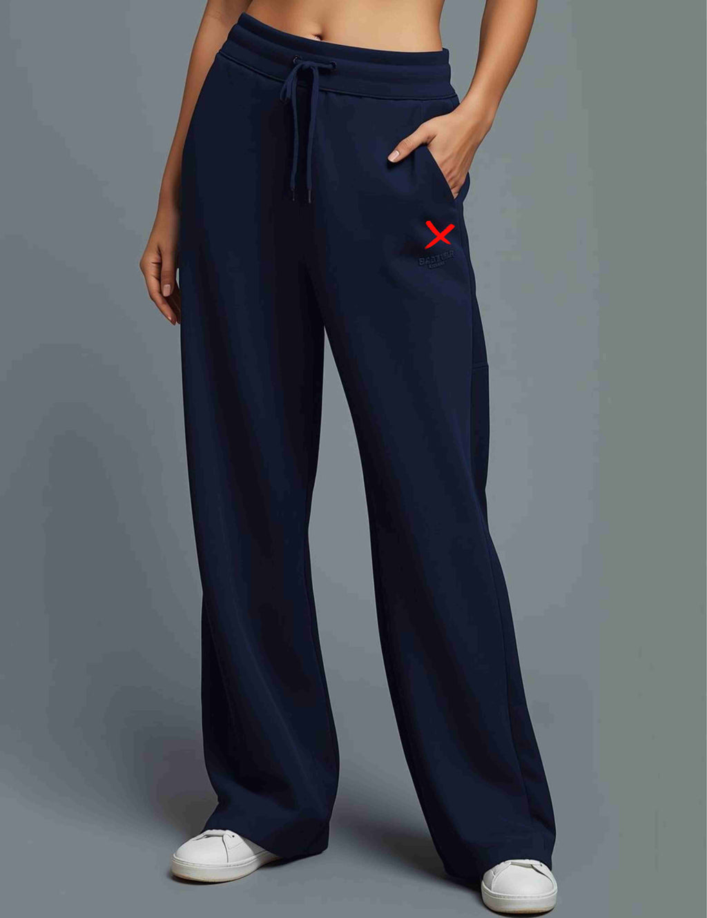 Navy Blue - 100% cotton sweatpant