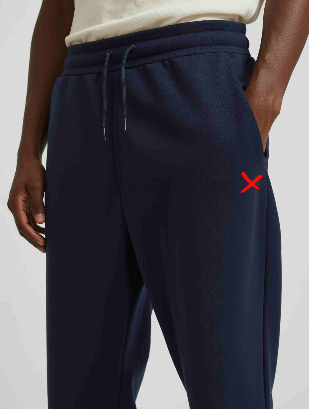 Navy Blue - 100% cotton sweatpant