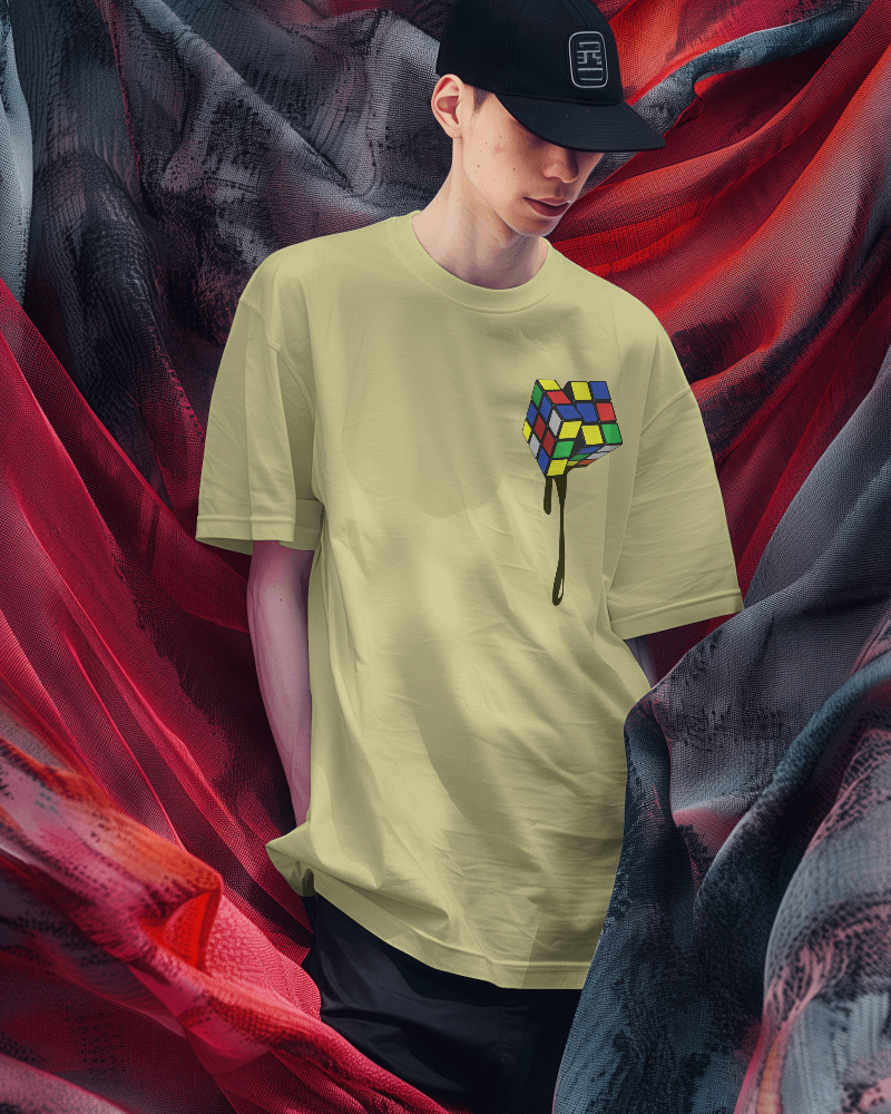RUBIK-   100% Cotton Regular T-shirt