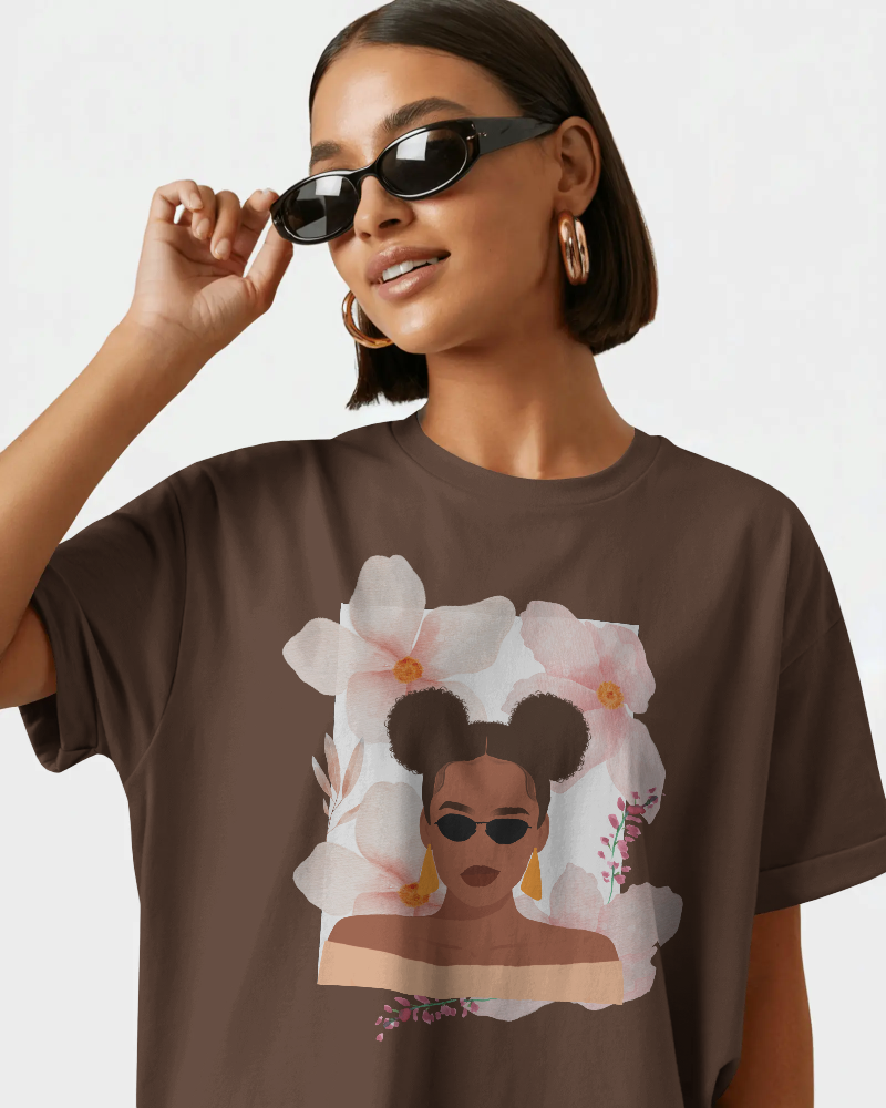 VIBE-   100% Cotton Oversized T-shirt