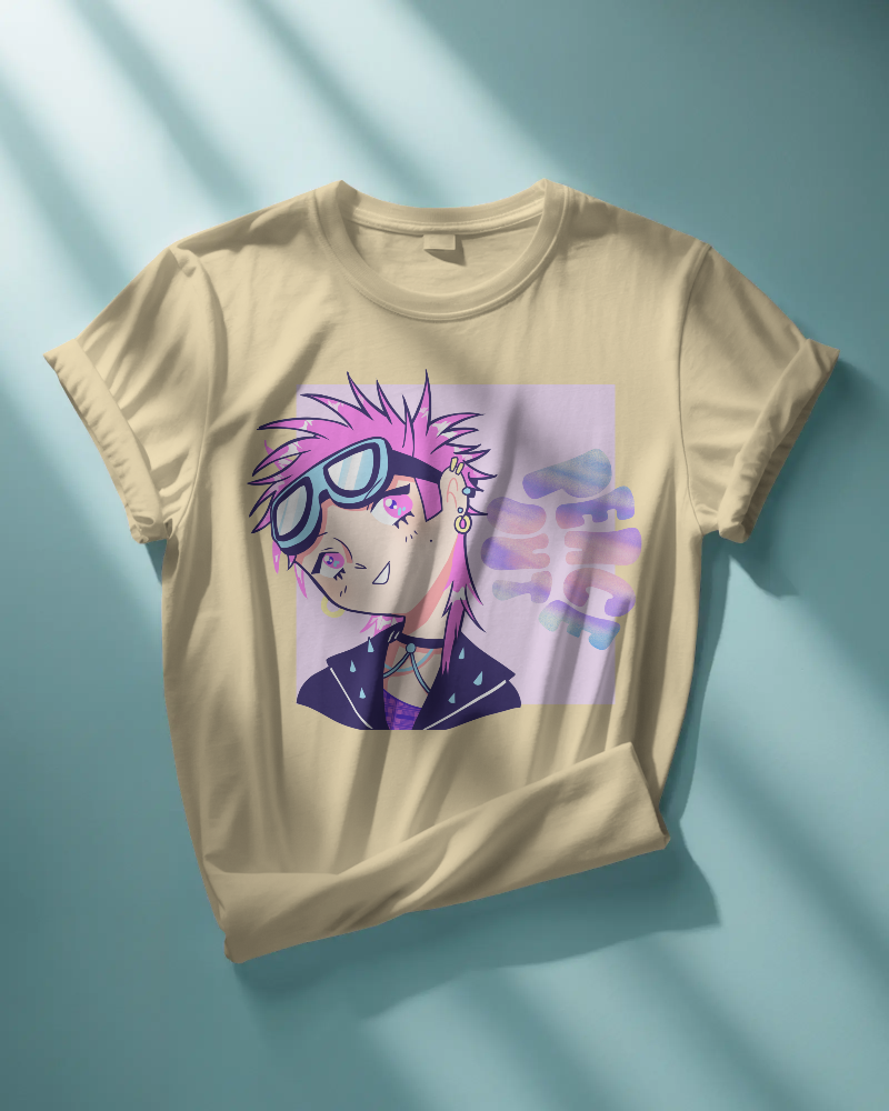 PEACE OUT-   100% Cotton Oversized T-shirt