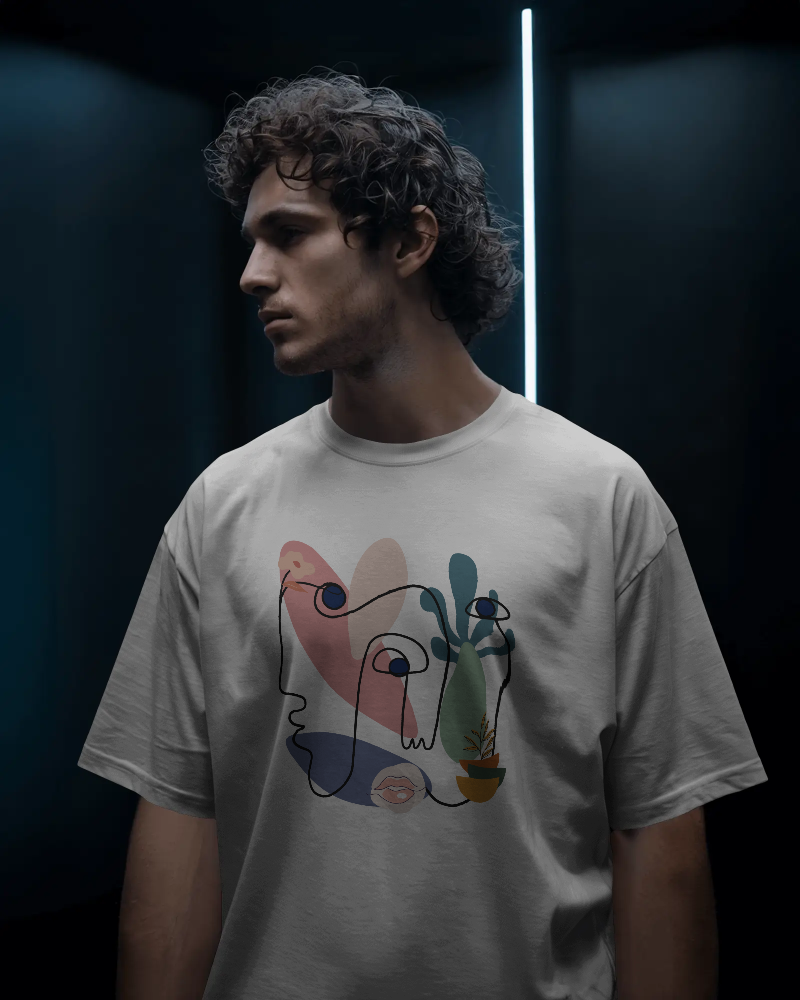 LINES-   100% Cotton Regular T-shirt