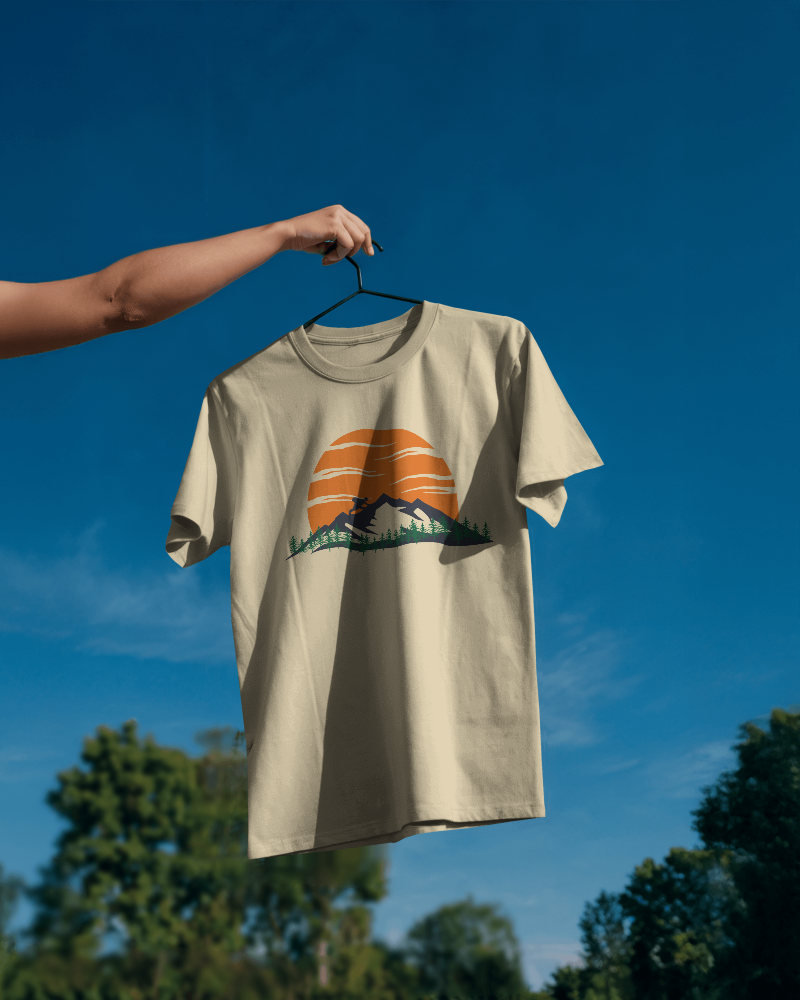 WILD PEAKS-   100% Cotton Oversized T-shirt