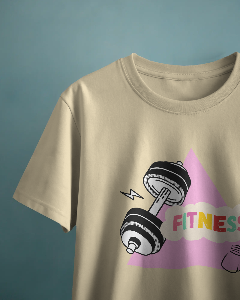 FITNESS-   100% Cotton Regular T-shirt