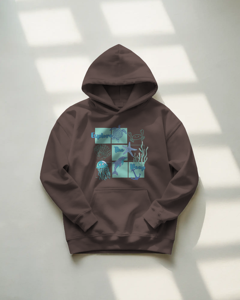Explore the Deep - Oversized hoodie