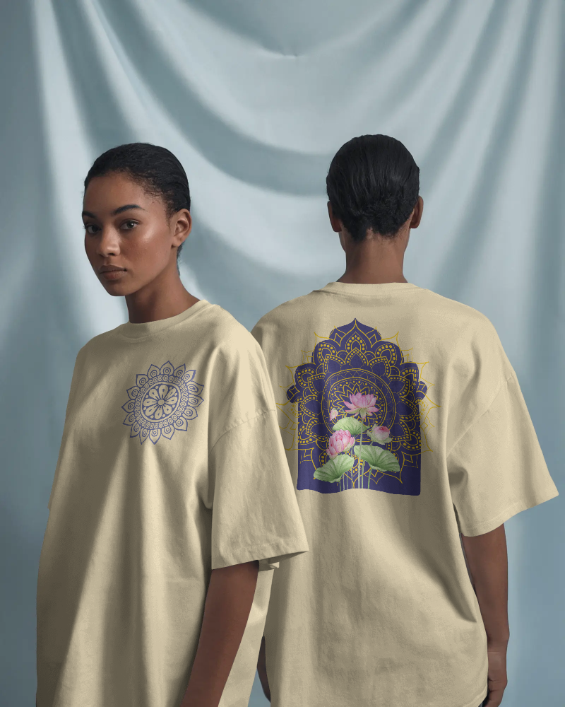 MIRAGE-   100% Cotton French Terry Oversized T-shirt