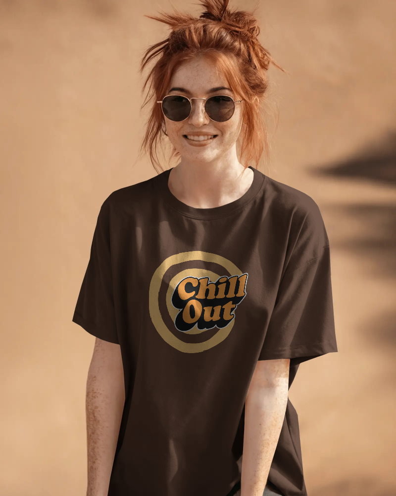 CHILL OUT-   100% Cotton Regular T-shirt