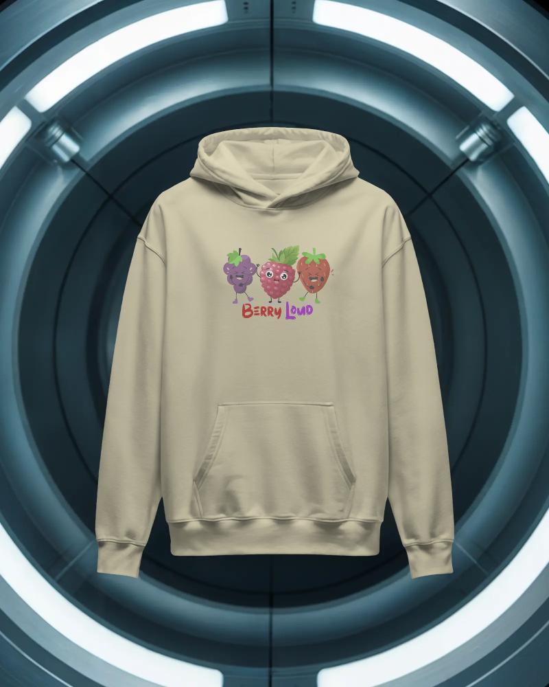 Berry Loud- Oversized Hoodie