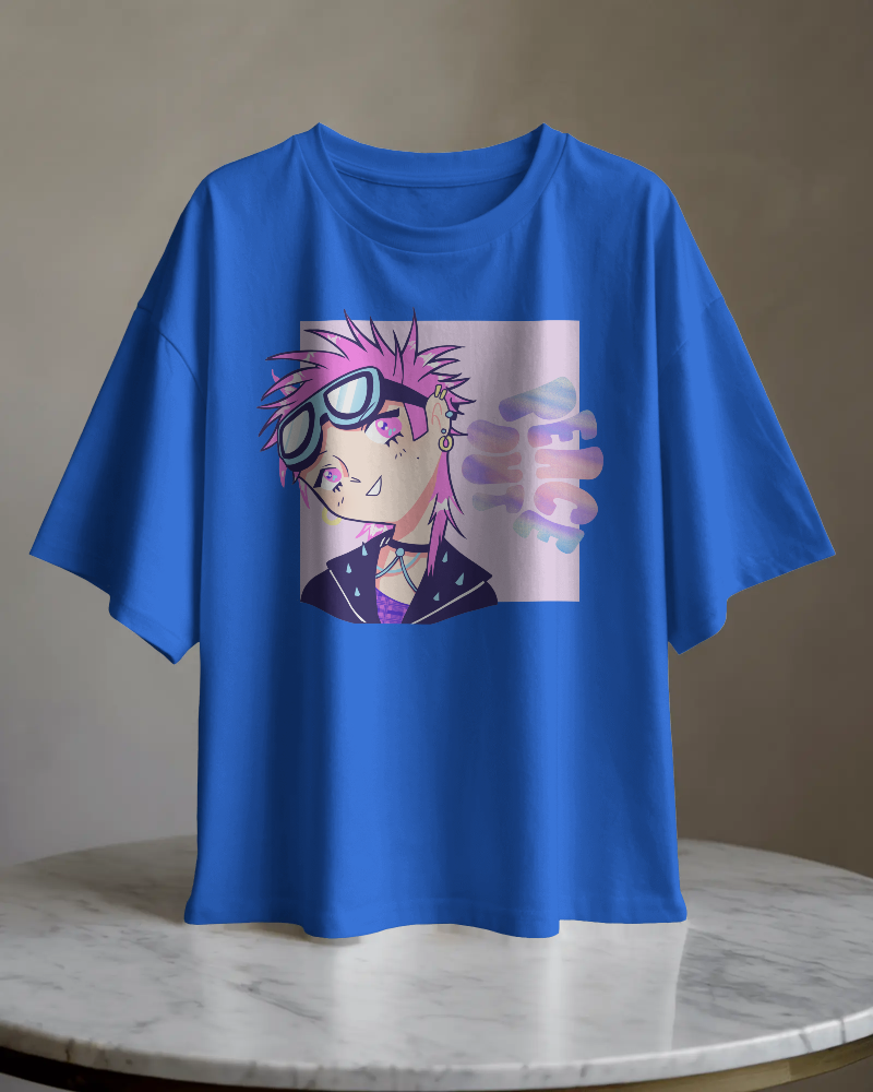 PEACE OUT-   100% Cotton Oversized T-shirt