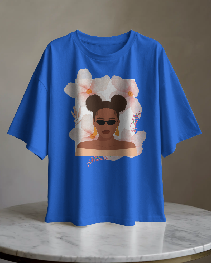 VIBE-   100% Cotton Oversized T-shirt