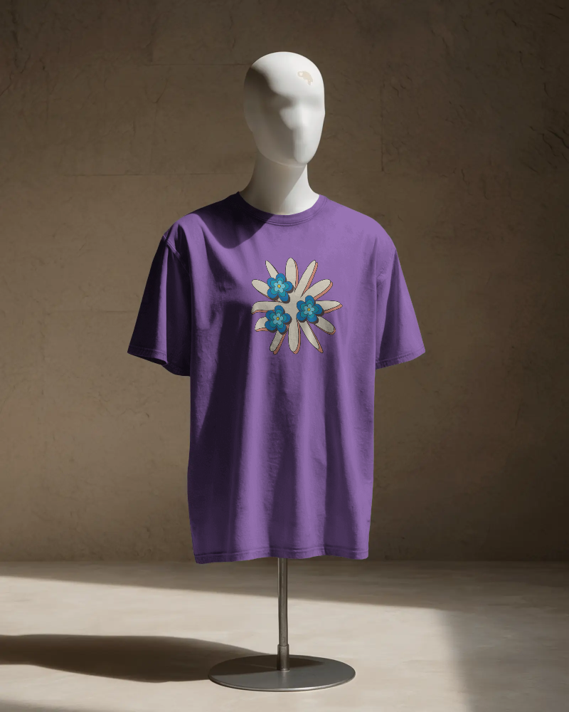 SOFT PETALS-   100% Cotton Regular T-shirt