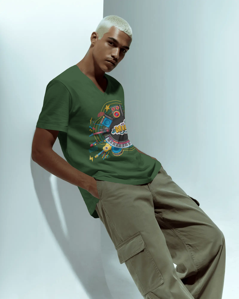 MUSIC-   100% Cotton Oversized T-shirt