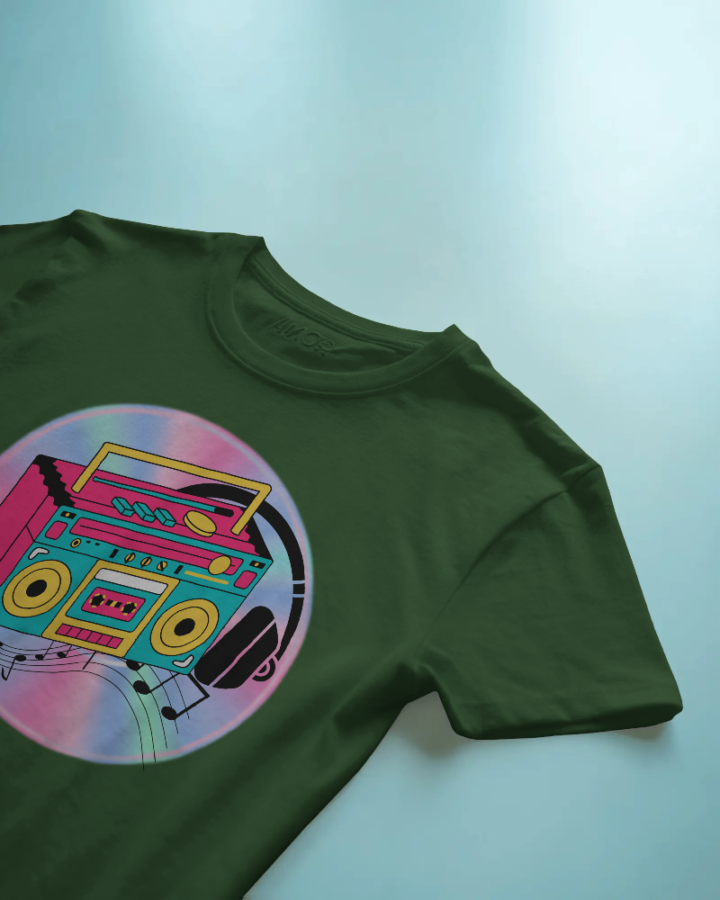 BEATS-   100% Cotton Oversized T-shirt