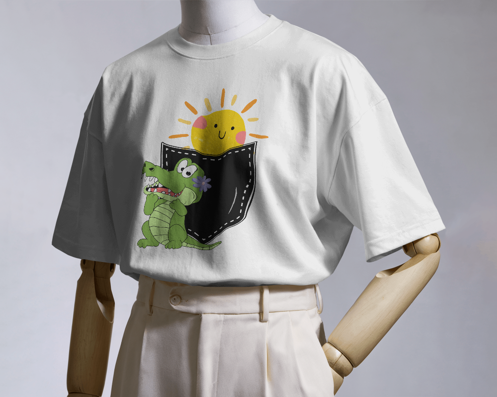 CROCO-   100% Cotton Regular T-shirt