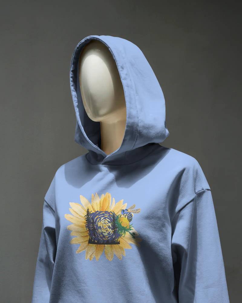 Night Bloom - Oversized hoodie