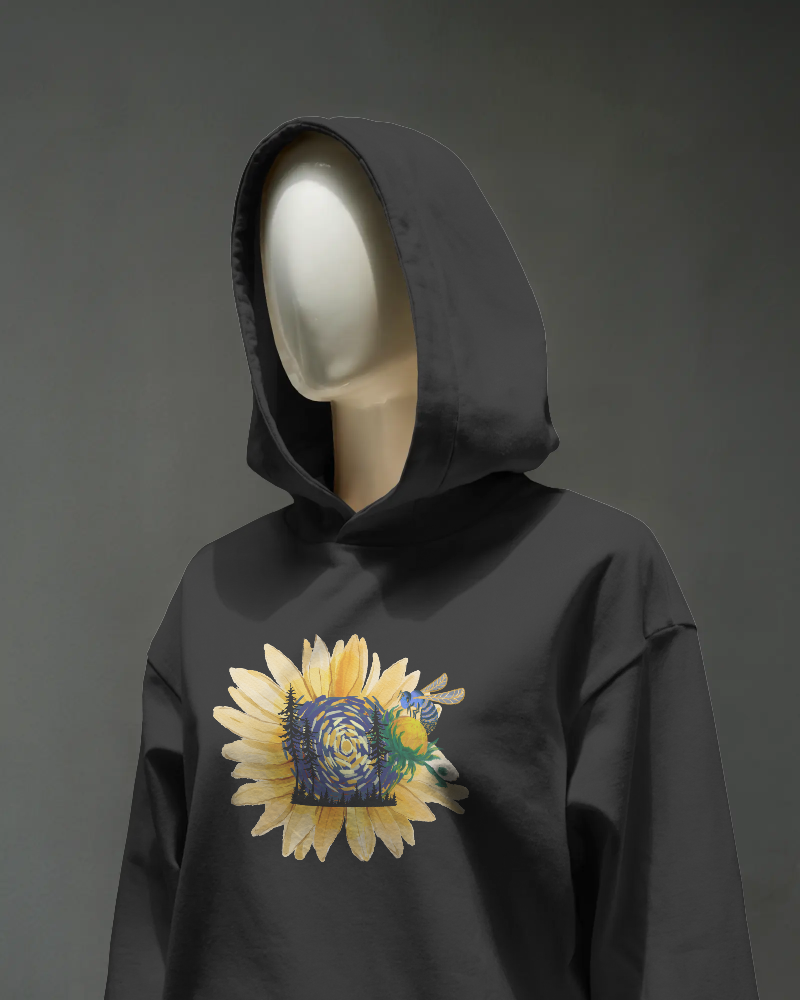 Night Bloom - Oversized hoodie