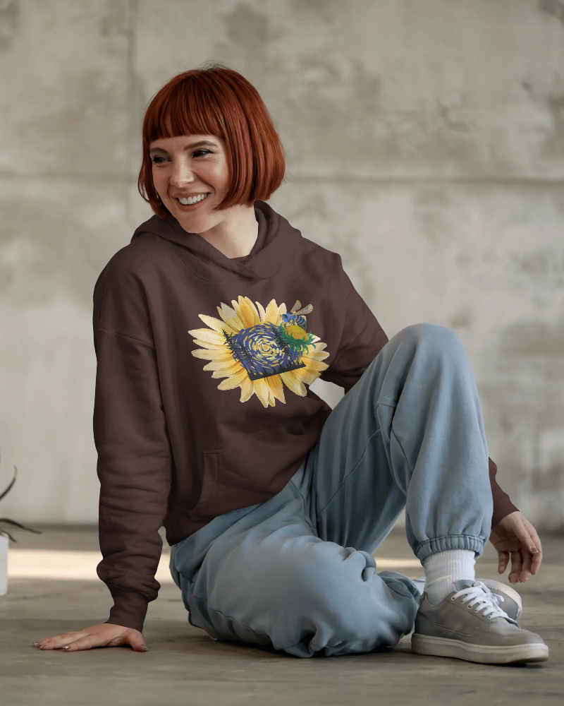 Night Bloom - Oversized hoodie