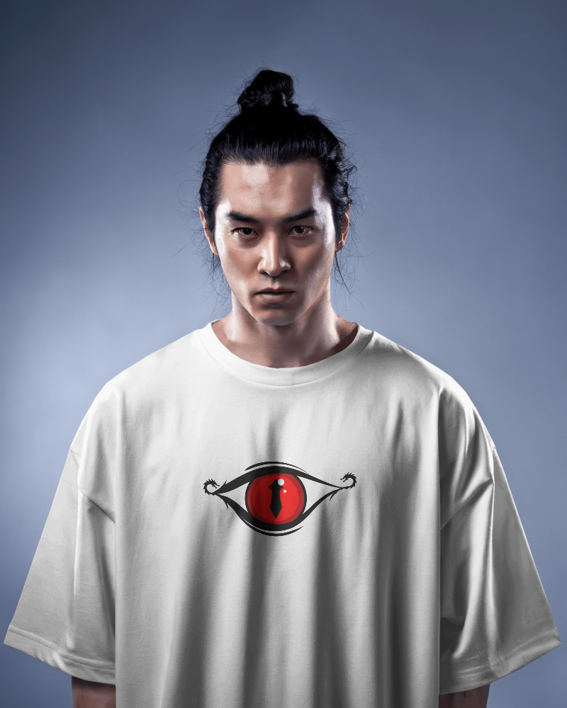 DRAGON AURA-  100% Cotton French Terry Oversized T-shirt