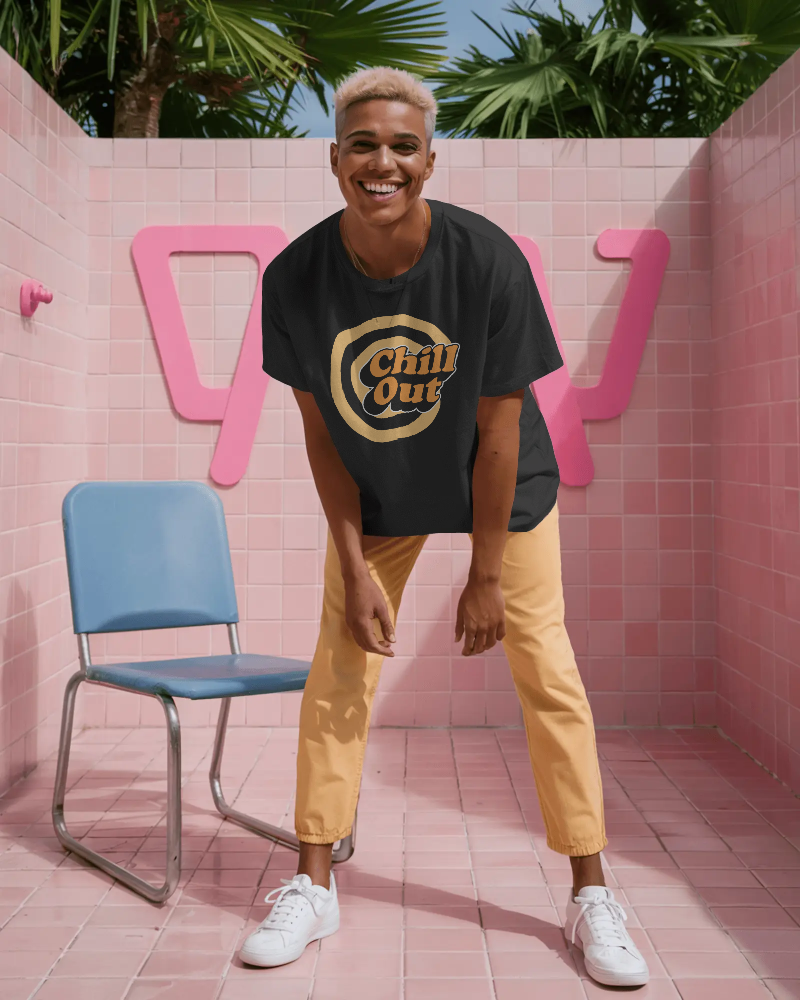 CHILL OUT-   100% Cotton Regular T-shirt