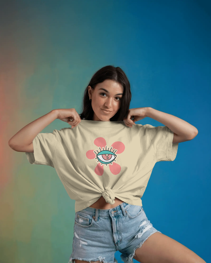 BLOOM VISION-   100% Cotton Regular T-shirt