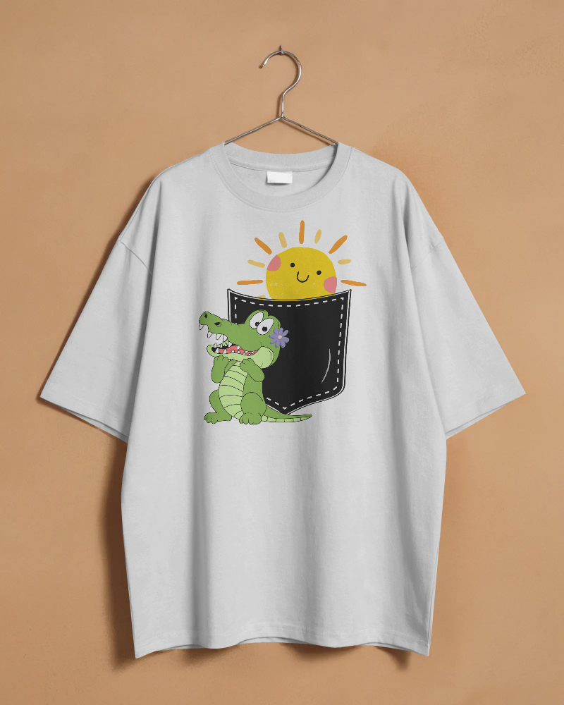 CROCO-   100% Cotton Regular T-shirt