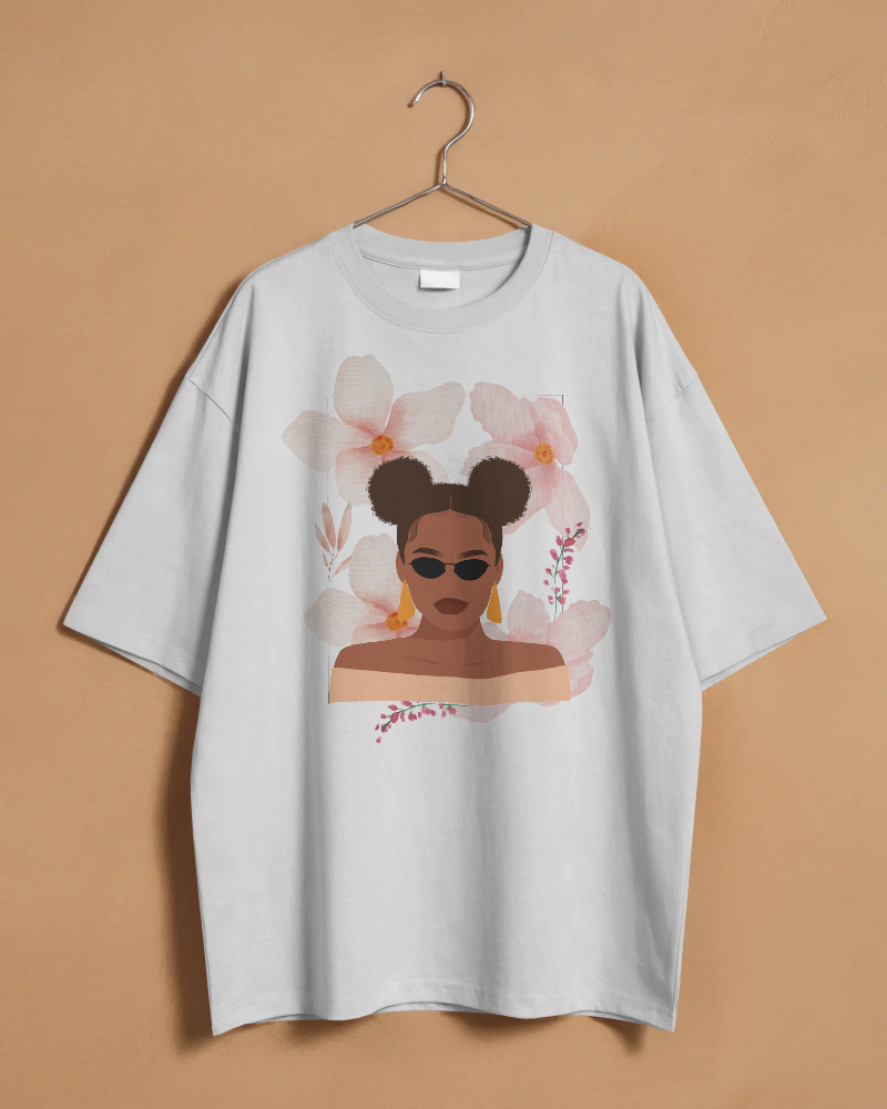 VIBE-   100% Cotton Oversized T-shirt