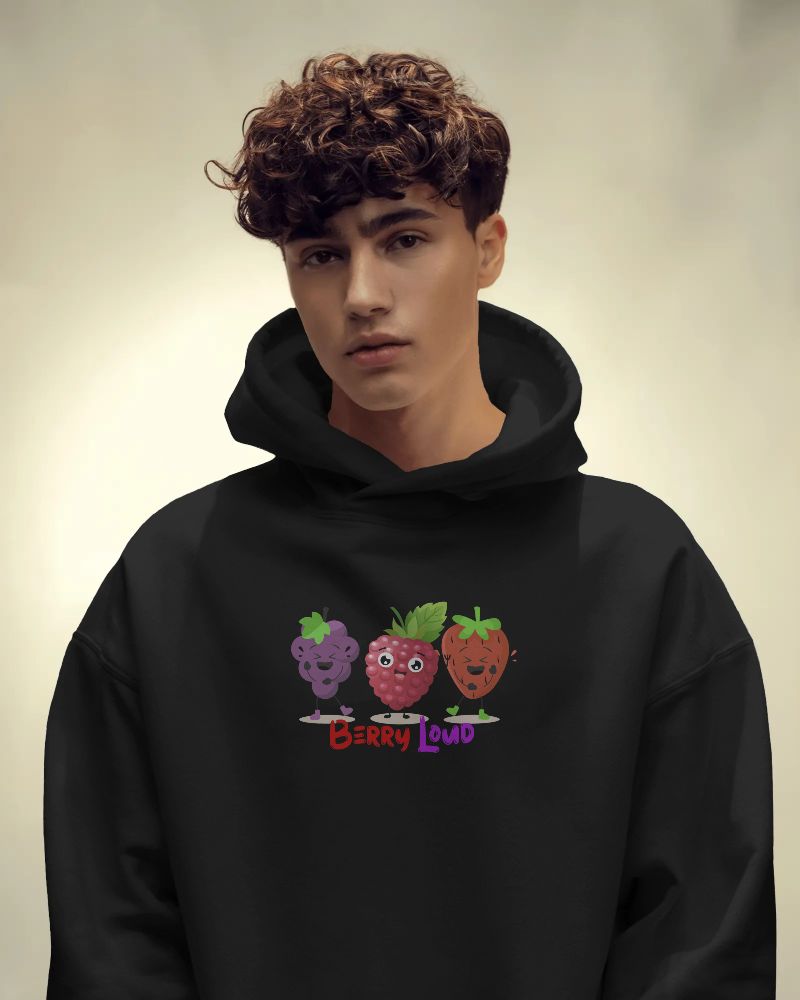 Berry Loud- Oversized Hoodie
