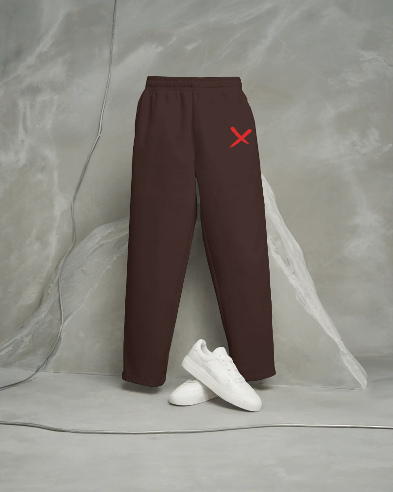 Brown - 100% cotton sweatpant