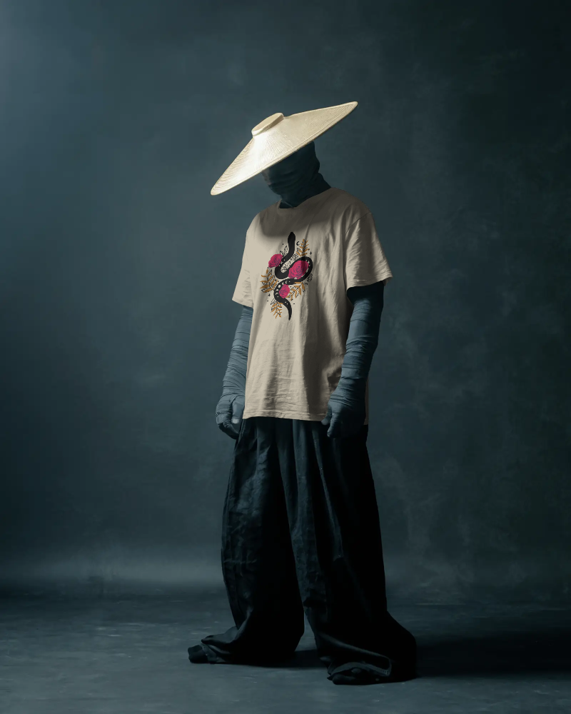 THORN & PETAL-   100% Cotton Regular T-shirt