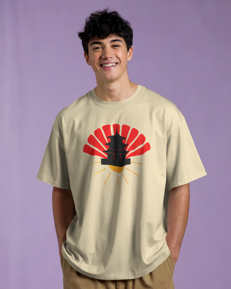 SHRINE-   100% Cotton Oversized T-shirt