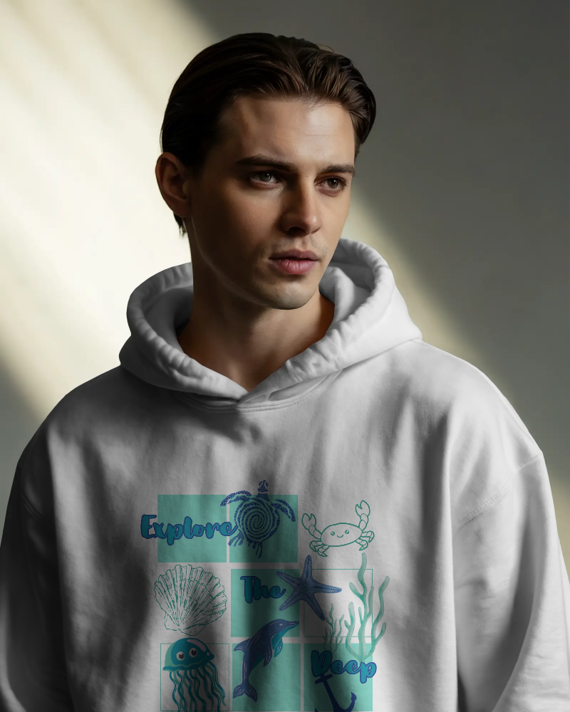 Explore the Deep - Oversized hoodie