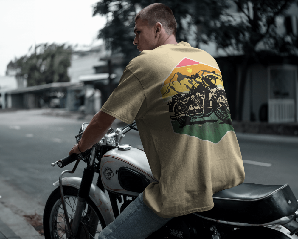 RIDE.ROAR-   100% Cotton French Terry Oversized T-shirt