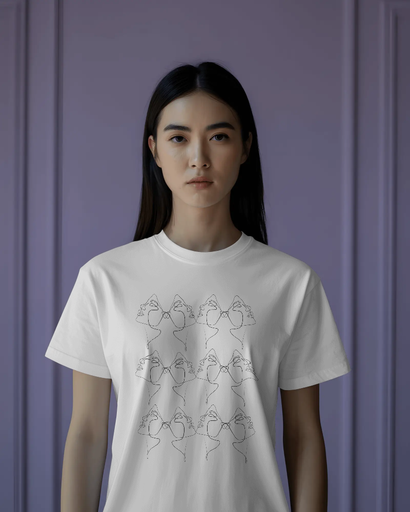 EVERY FACE-   100% Cotton Regular T-shirt
