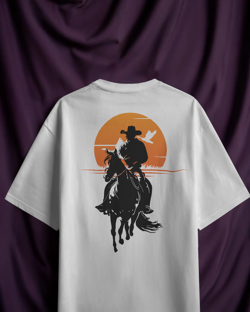 HORSE SPIRIT-   100% Cotton French Terry Oversized T-shirt