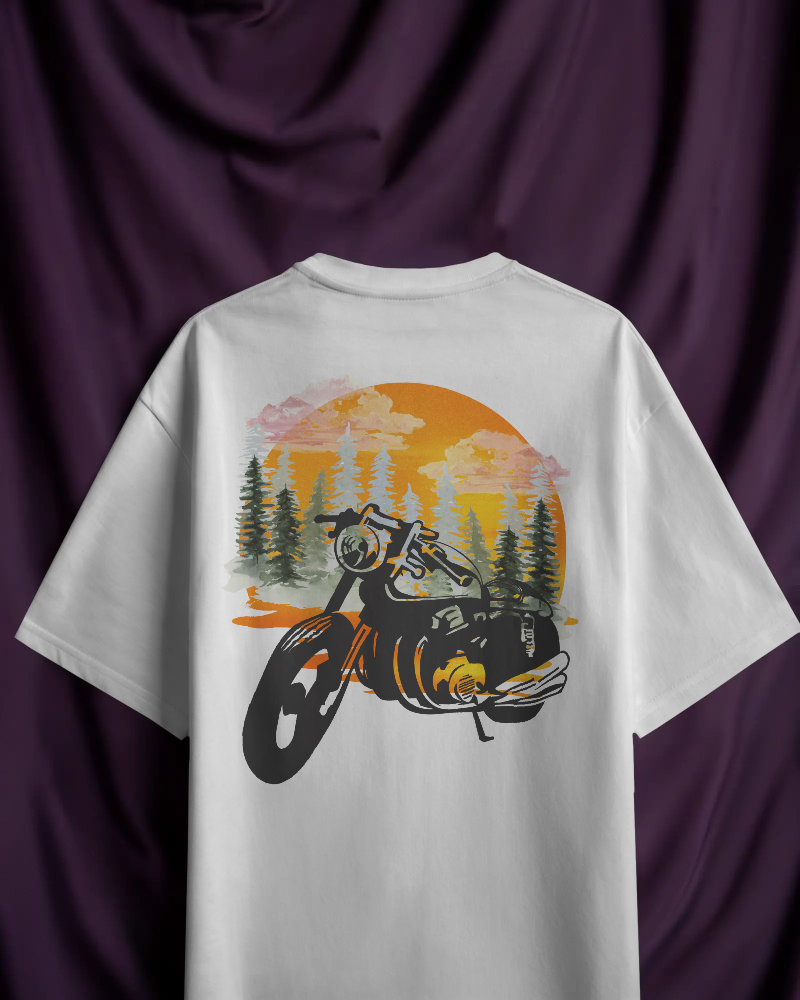 RIDER-   100% Cotton French Terry Oversized T-shirt