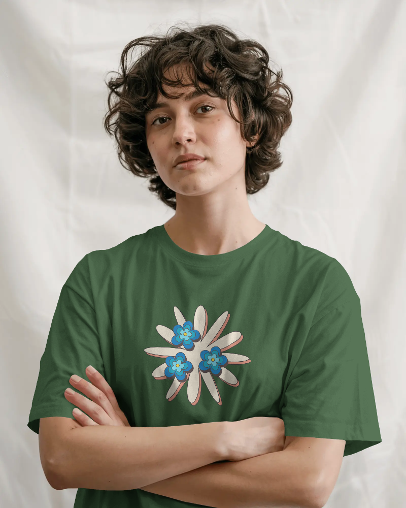 SOFT PETALS-   100% Cotton Regular T-shirt