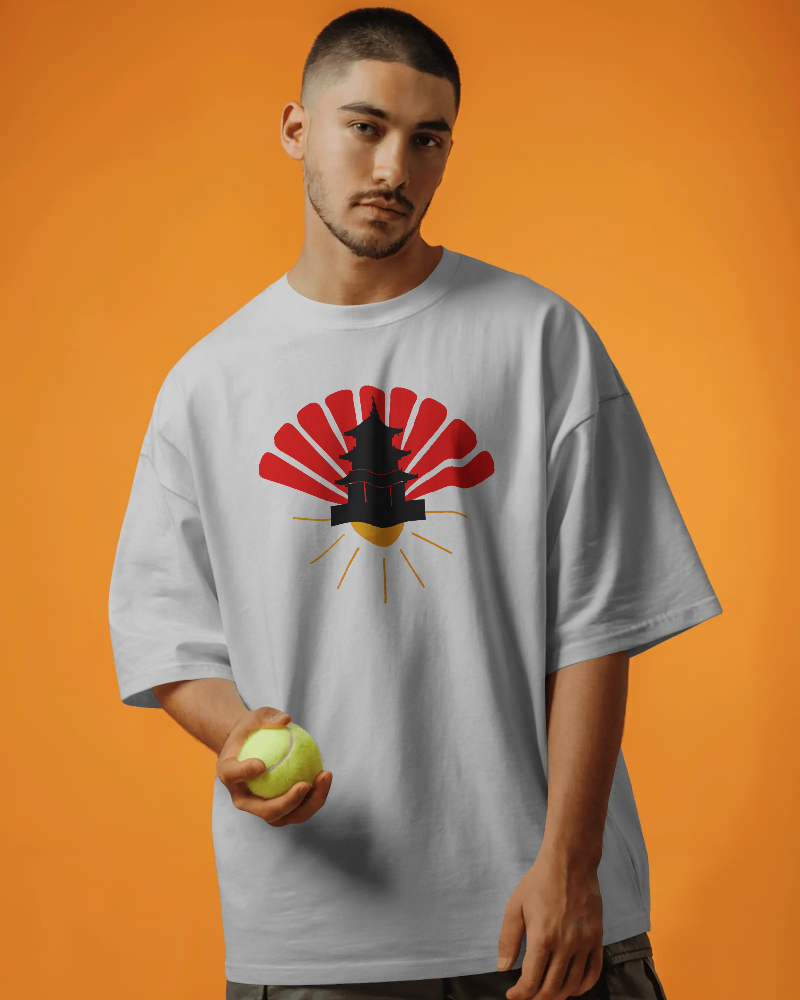 SHRINE-   100% Cotton Oversized T-shirt