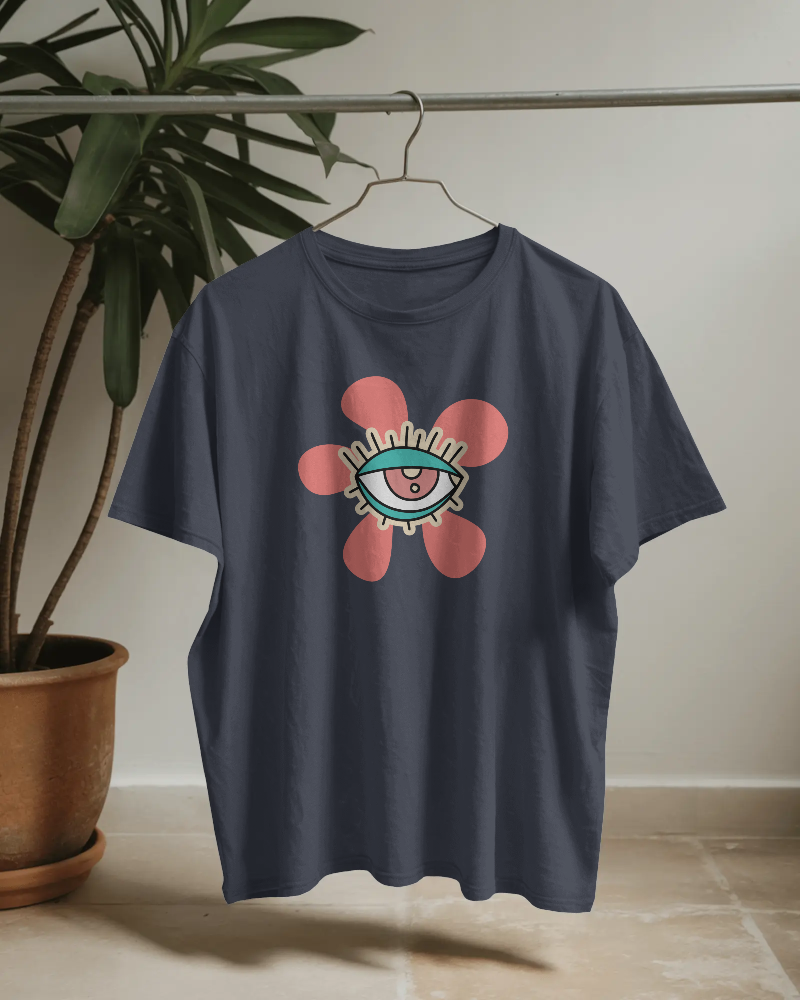 BLOOM VISION-   100% Cotton Regular T-shirt