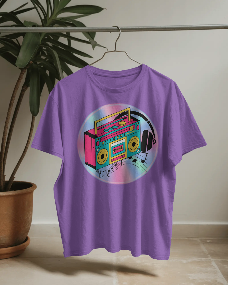 BEATS-   100% Cotton Oversized T-shirt