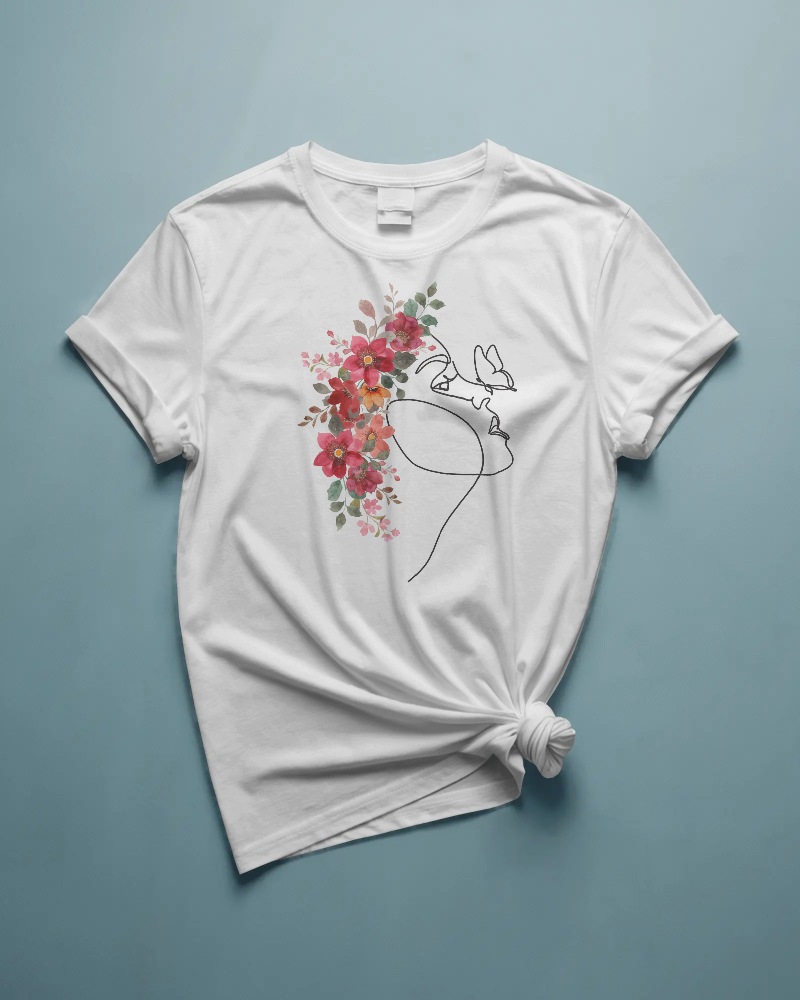 BLOOM-   100% Cotton Regular T-shirt