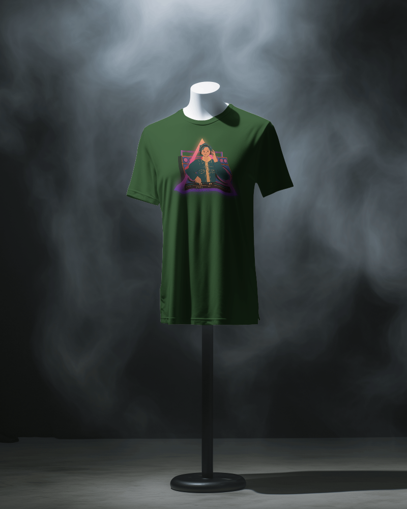 BEAT DROP-   100% Cotton Oversized T-shirt