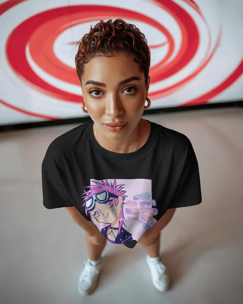 PEACE OUT-   100% Cotton Oversized T-shirt