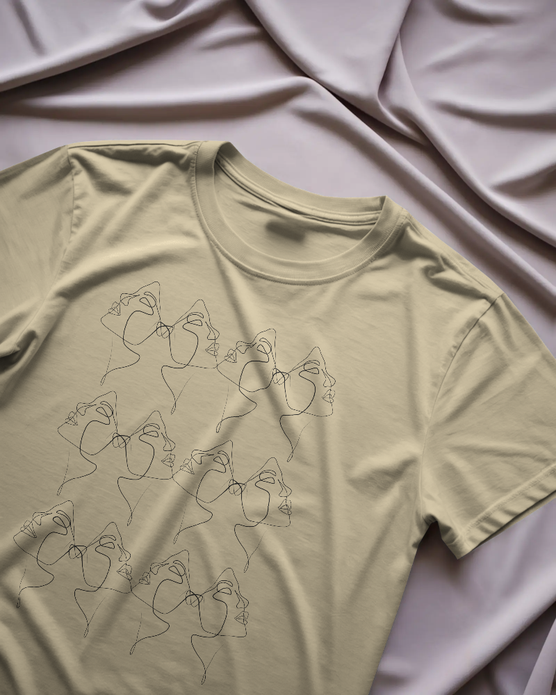 EVERY FACE-   100% Cotton Regular T-shirt