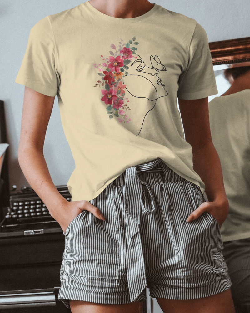 BLOOM-   100% Cotton Regular T-shirt
